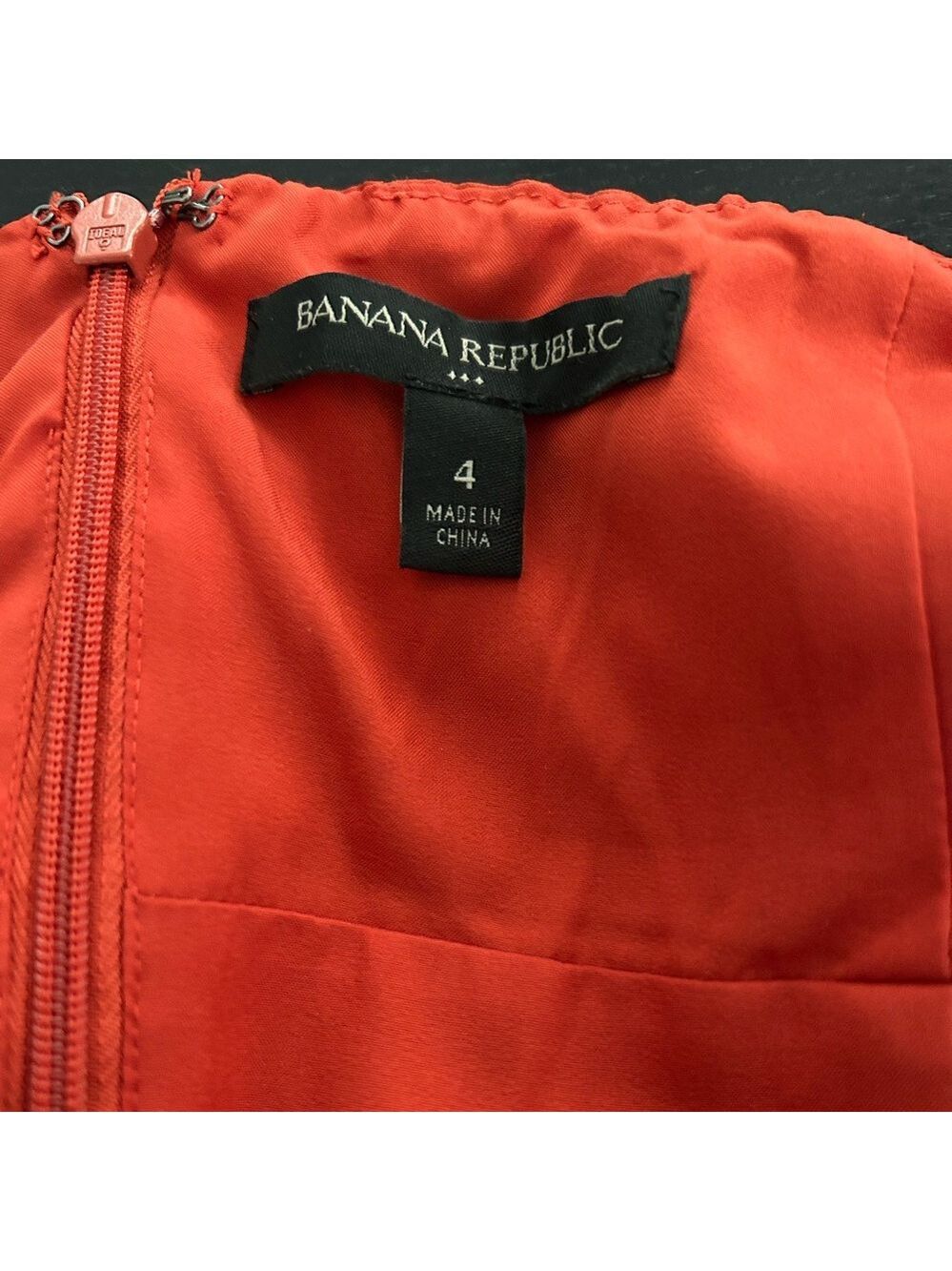 Banana Republic Halter Midi Dress, Size 4, Colour Burnt Orange. - Picture 9 of 9